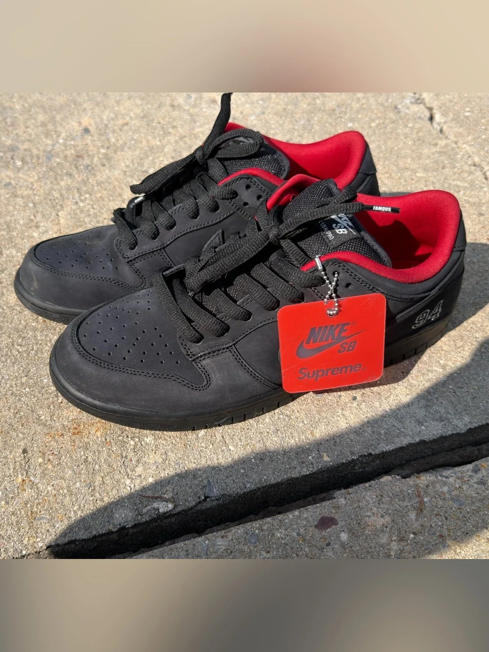 Nike SB Dunk Low Supreme 94 Black